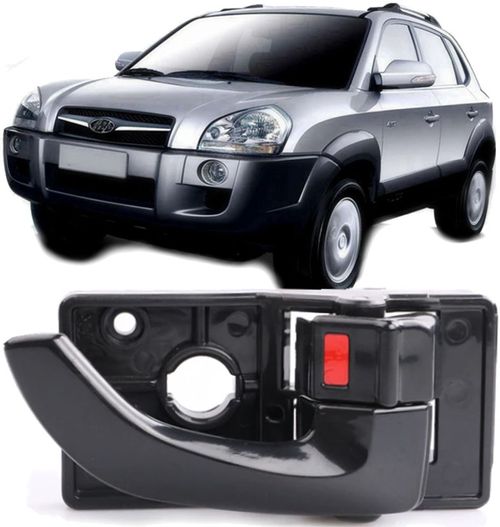 Macaneta Interna Porta Direita Tucson de 2006 À 2014 - Preta