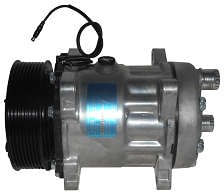 Compressor Universal Se7h15 12v Pv8 119mm Spt