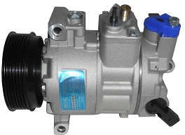COMPRESSOR VW TIGUAN / PASSAT / AUDI / A3 / A4 2007 EM DIANTE COM VALVULA ELETRONICA