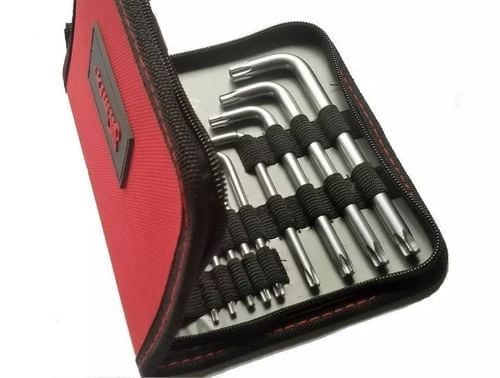 Jogo de Chave Hexagonal 1,5 A 10MM E Torx T10 A T50 - Com 18 Peças - 123149 - MTX