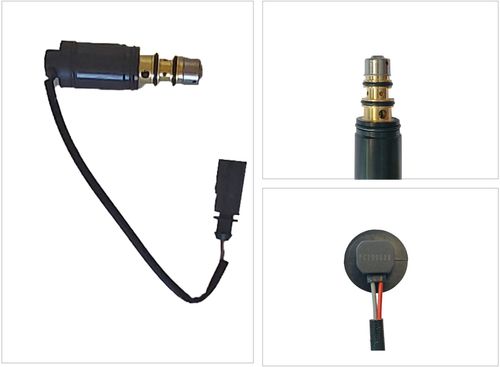 Valvula Torre Controle Compressor Denso Audi / Mercedes Benz / Seat / Skoda / Vw Polo 9.3cm Com Conector