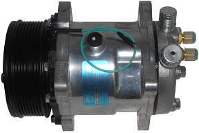 Compressor Universal 5h14 24v 8 Orelhas Polia 8pk 119mm
