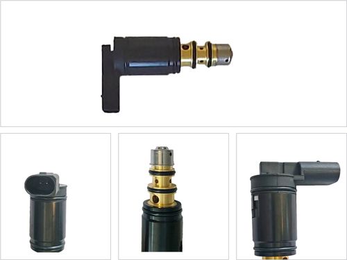 Valvula Torre Controle Compressor Denso 6seu12 / 6seu16 / 7seu16 Audi / Vw Amarok 9.2cm