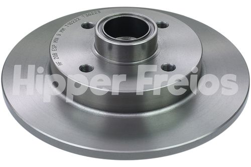 DISCO FREIO (TRAS) (SOLIDO) (C/CUBO) / KADETT -92 / HIPPER FREIOS HF20B