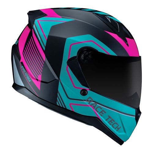 capacete Race Tech Sector Exilio Fucsia 56/s