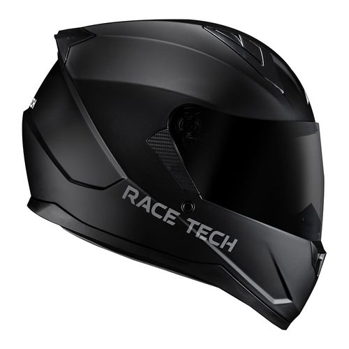 capacete Race Tech Sector Monocolor Preto Fosco 56/s
