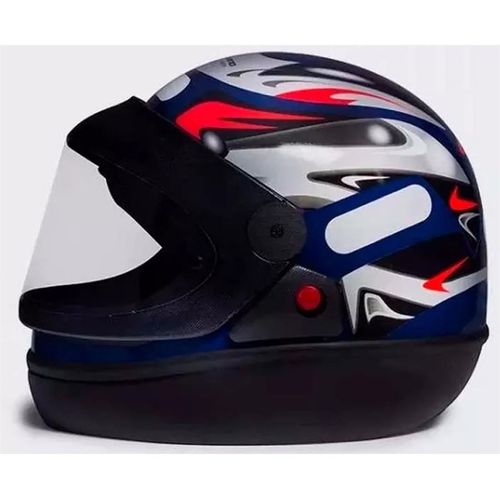 Capacete San Marino Azul Tamanhos 56 58 60