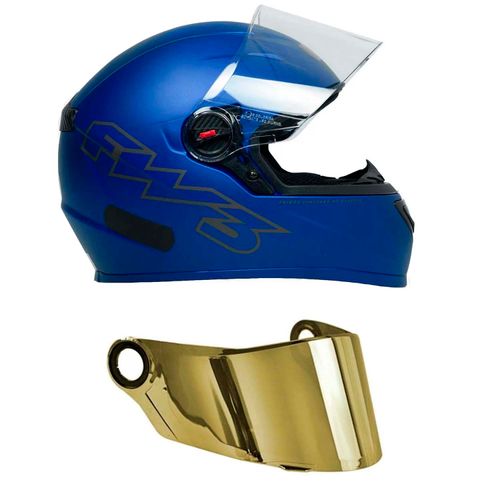 Capacete Fw3 Gt Classic Fosco + Viseira Colorida