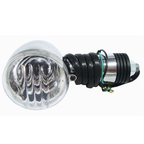 Pisca Cromado Intruder 125 250 Chopper Virago Shadow Outras Lente Cristal Unidade GVS