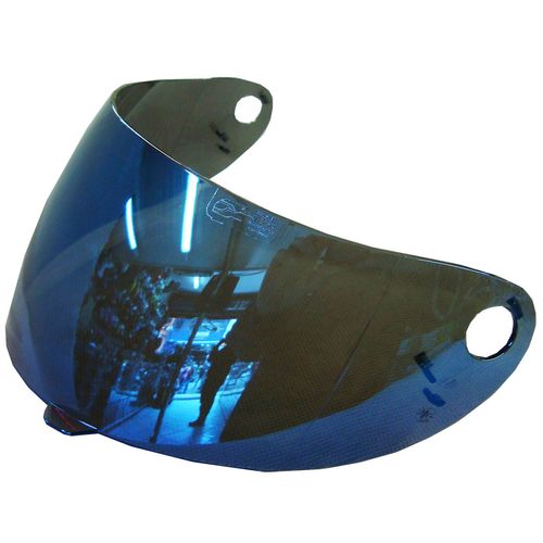 Viseira Vaz V10 , V100 Novo de Botão Azul Iridium