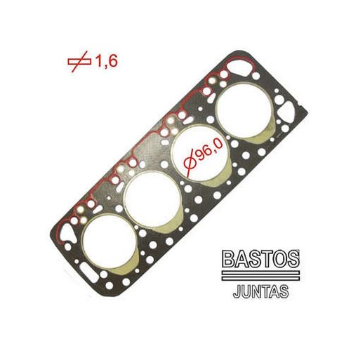 JUNTA DO CABECOTE - PEUGEOT 504 2.3 8V XD2 DIESEL | 1.70MM - BASTOS