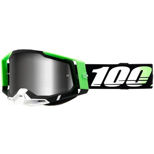 Óculos 100% Racecraft 2 Kalkuta Cor Preto/Verde
