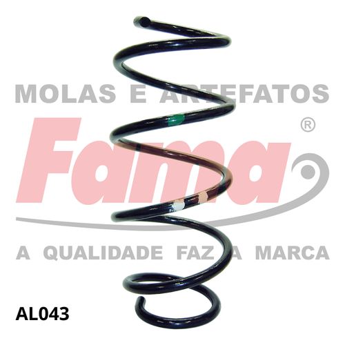 Mola Suspensão Dianteira Fiesta 2003... FAMA AL043