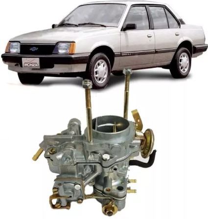 Carburador Monza 1.6 e 1.8 Simples Solex Brosol H-35 Alfa1 a Gasolina Novo da Mecar