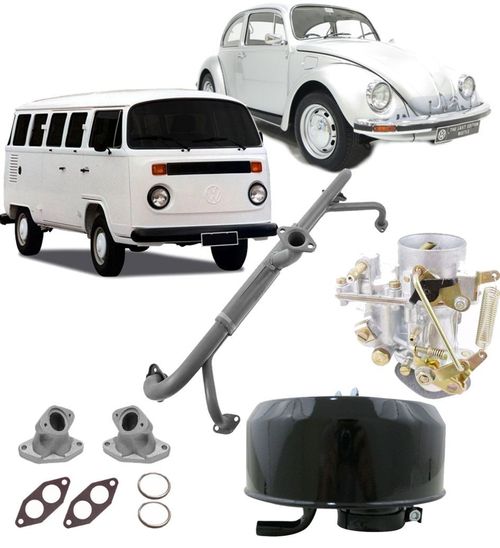 Kit Para Passar De Carburador Duplo Para Simples Fusca Kombi Novo
