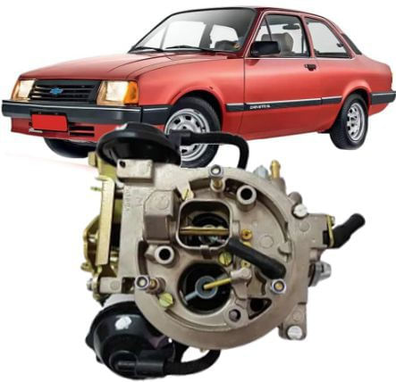 Carburador 2E Chevette e Chevy 1.6 à Gasolina de 1991 à 1995
