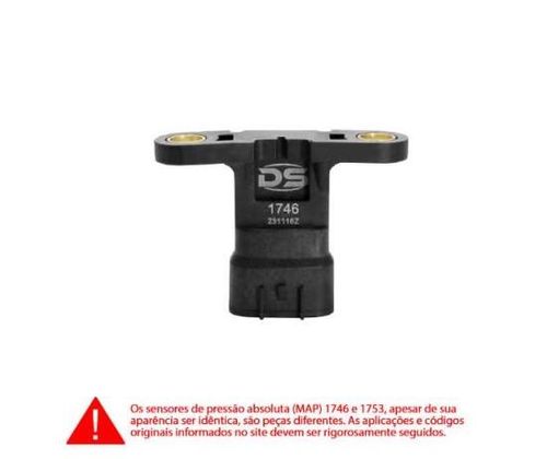 Sensor Pressao Hilux Sw4 05- Absoluta (Map) Ds