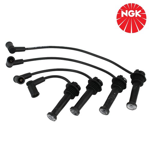 Jogo de Cabos de Vela NGK:Focus - Mondeo - Todos Com Motor 1.8 e 2.0 16V Zetec 1998 Em Diante