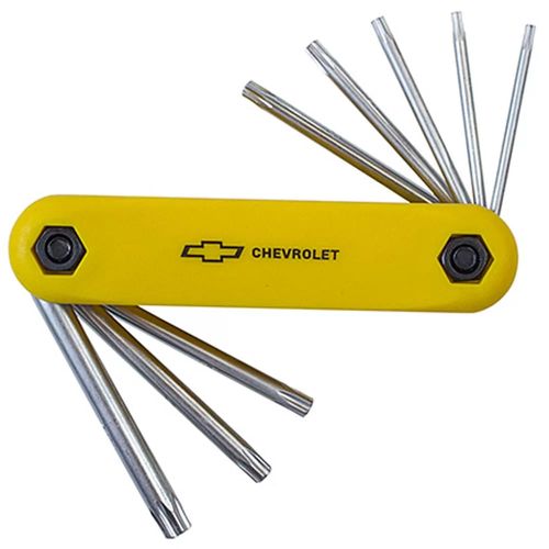 Jogo Chaves Tork tipo Canivete sem Furo com 8 Peças