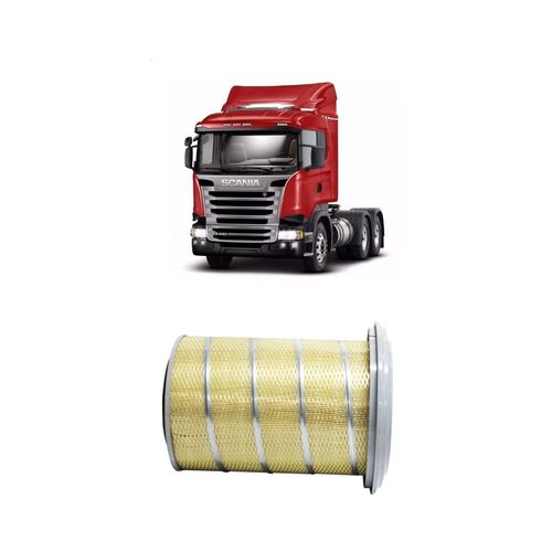 FILTRO AR REDUX32 ARP12 261185 AP1185 - SCANIA MOTORES DS14 - VEICULAR DE 1981 A 2022