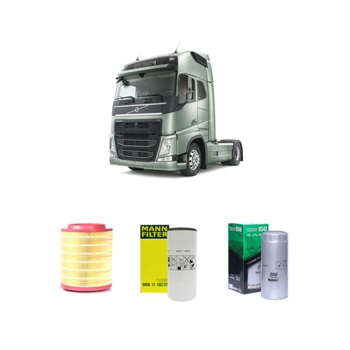 KIT DE FILTROS LINHA PESADA - VOLVO FH 500 500CV 2012 ADIANTE.