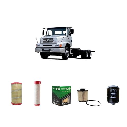 KIT DE FILTROS LINHA PESADA ¿ MERCEDES BENZ 1218E 177CV 1994 ADIANTE.