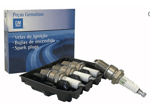 Jogo de Velas De Ignição Chevrolet Montana Agile Meriva Vectra Astra 93230926 Original GM