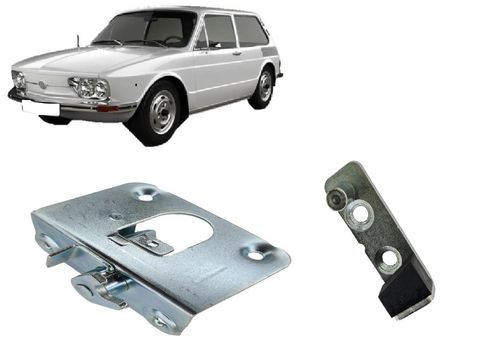Kit Fechadura Tampa Motor Brasilia + Batente 73 Até 81