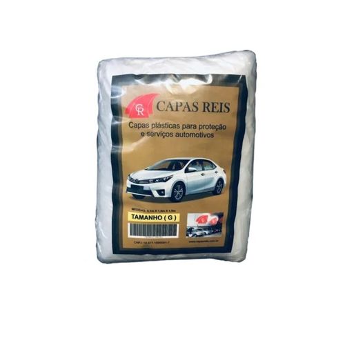 CAPA PLASTICA TRANSPARENTE PARA CARRO COM ELASTICO TAMANHO G CAPAS REIS