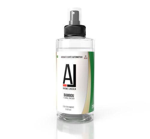 AROMATIZANTE AUTOMOTIVO EM SPRAY AROME BAMBOU FLORAL FRESCO 250ML LINCOLN