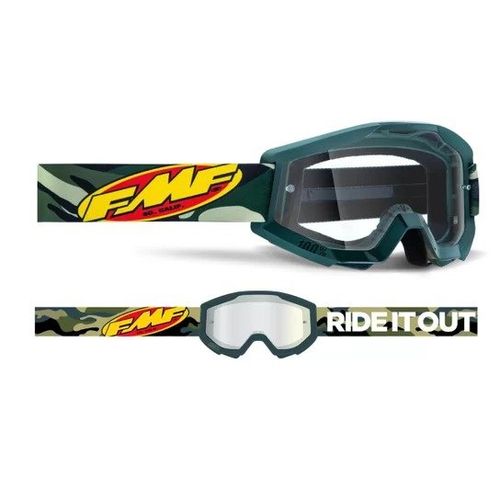 ÓCULOS FMF POWERCORE ASSAULT CAMO - TRANSPARENTE