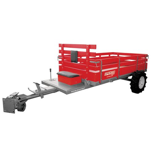 Carreta Agrícola Tracionada Basculante baixa Maquinafort para Micro Trator