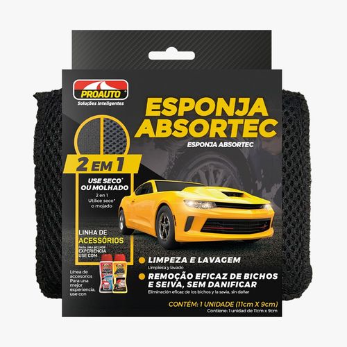 Esponja Absortec 2 em 1 PROAUTO 5311