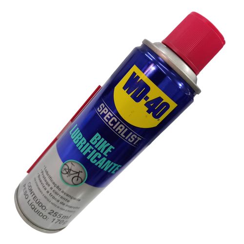 Lubrificante para Corrente Pedal Seco e Úmido 255ml Bike WD40