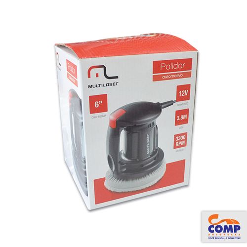 Politriz Orbital Polidor Automotivo 12V Veicular Multilaser AU605