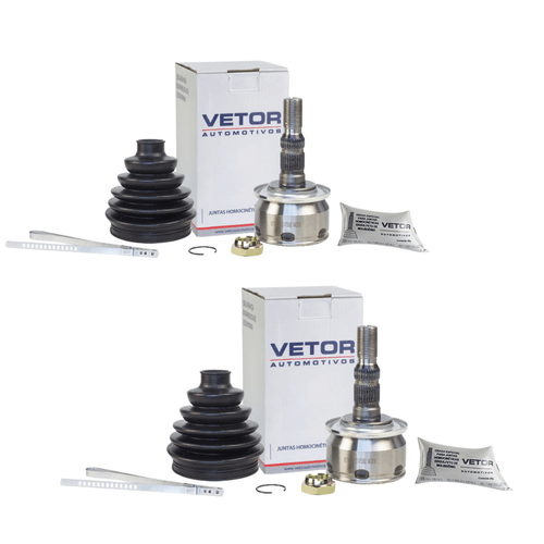 Par Junta Homocinética Cruze 1.8 Manual 1.4 Turbo Automático