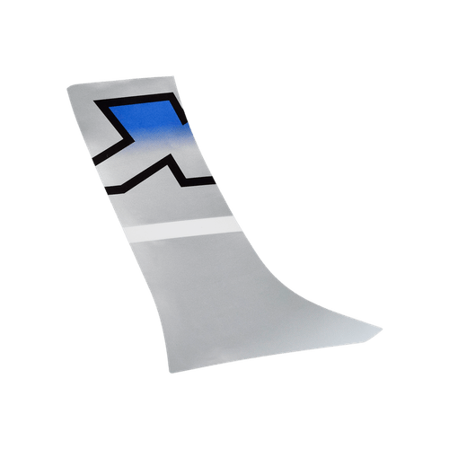 Faixa Adesivo Aba Tanque Esq XT 225 Prata 02 Original Yamaha