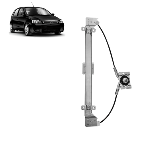 Maquina Vidro Corsa 2002 A 2012 4 Portas Tras Manual Esquerda