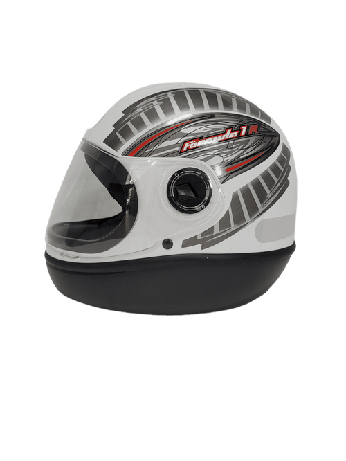Capacete formula 1 branco 56