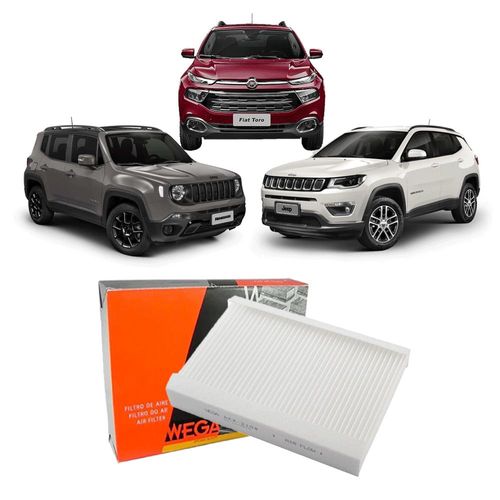 Filtro Ar Cabine Jeep Compass 2.0 16V 2016 Em Diante