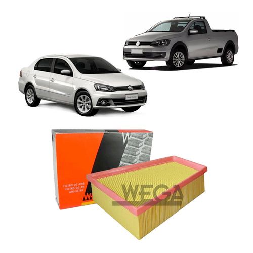 Filtro Ar Motor Gol G5 G6 1.6 8V 2008 A 2015