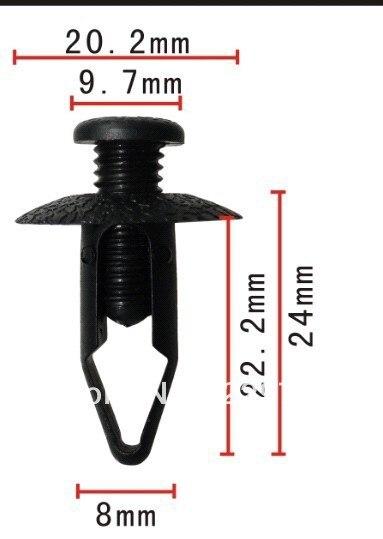 Grampo Fixacao Parachoque Toyota Corolla (Cabeca Maior)