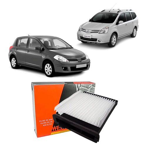 Filtro Ar Cabine Nissan Tiida 1.8 Flex 2009