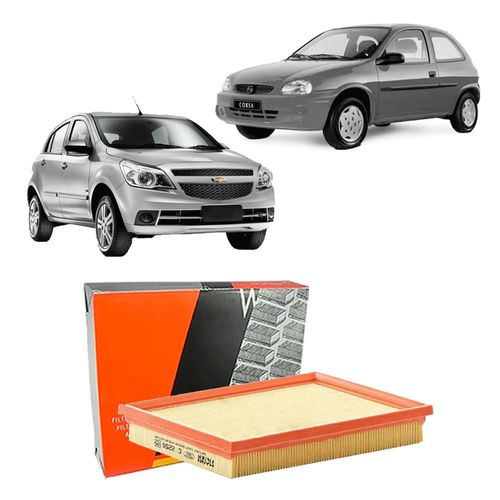 Filtro Ar Motor Corsa 1.4 8V 1994 A 2001