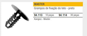 Grampo Forro Teto Renault Kangoo Master