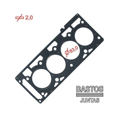 JUNTA DO CABECOTE - FORD COURIER ECOSPORT FIESTA 1.6 8V ZETEC ROCAM | MLS 1.50MM - BASTOS