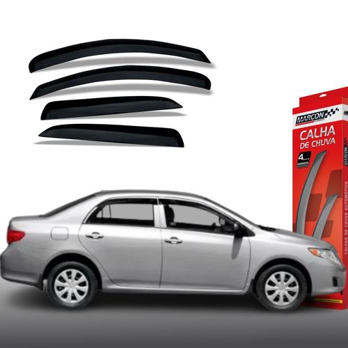 Calha de Chuva Corolla 2014 em Diante 4 Portas Toyota Marçon