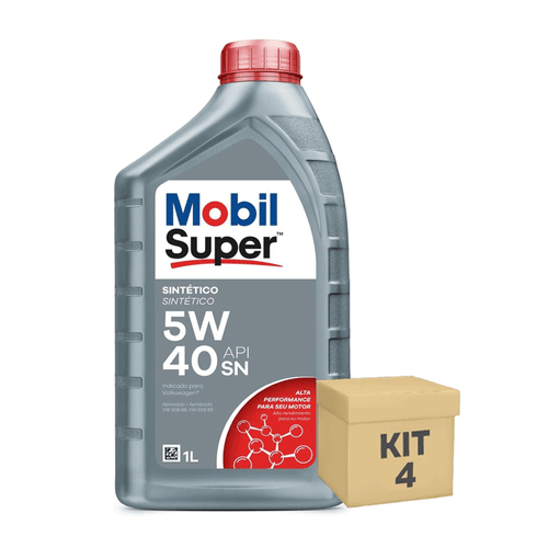 Kit 4 Oleo Motor 1 Litro 5W40 Sintetico Vw 508.88 509.99