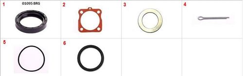 Retentor Roda Tras Fusca (Kit)