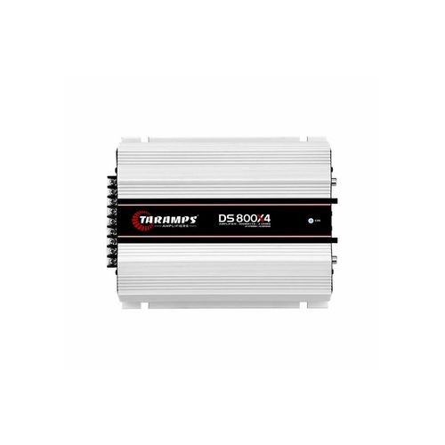 Módulo Amplificador Taramps DS 800X4 800W RMS 4 Canais 2 Ohms RCA Classe D